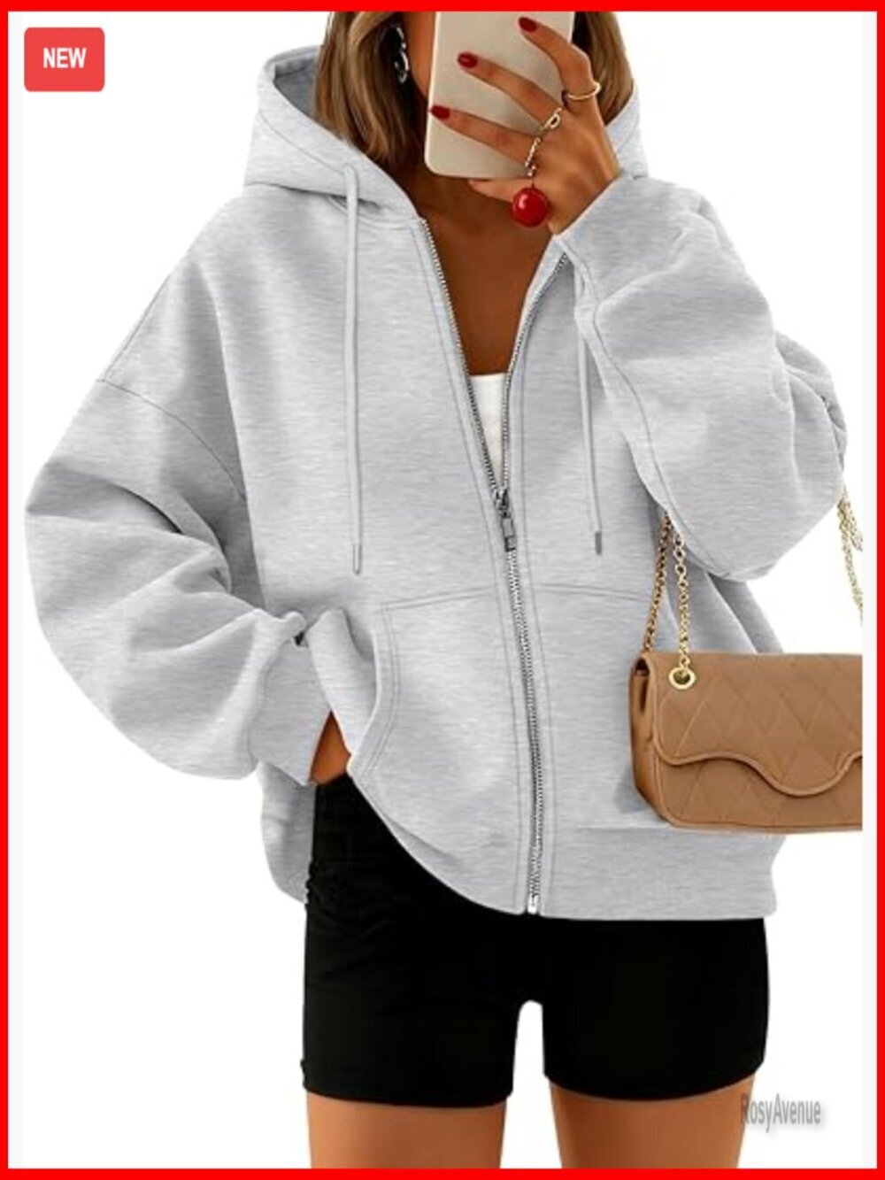 Cropped Zip Up Hoodie for Women Fleece Lightweight Y2k